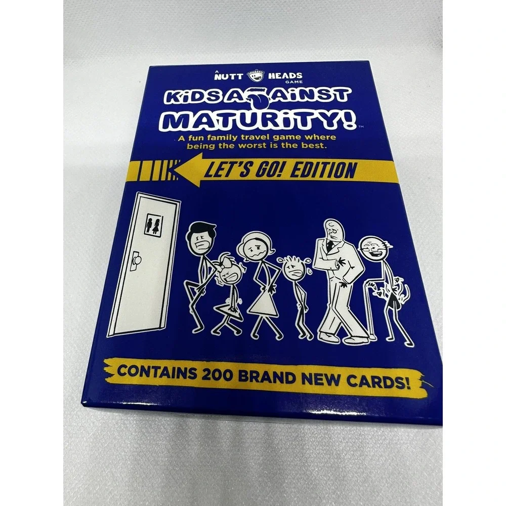 Kids Against Maturity LETS GO Edition -New - Gift Idea -